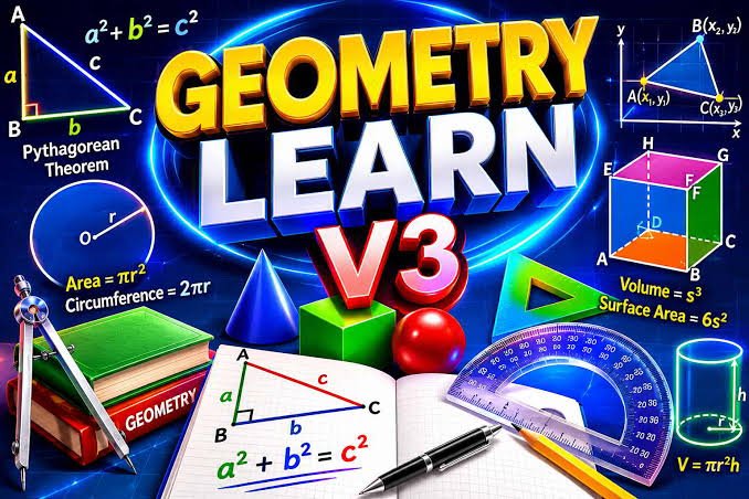 Geometry Learn V3: Interactive 3D Platform for Modern STEM Education